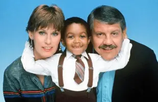 Susan Clark, Emmanuel Lewis, and Alex Karras in Webster (ABC)