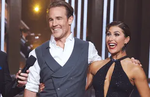 James Van Der Beek and Emma Slater on Dancing with the Stars. (ABC)