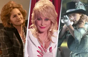 Melissa Leo, Dolly Parton and Ginnifer Goodwin all have roles in Dolly Parton's Heartstrings. (Netflix)