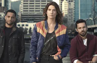 Michael Ealy, Cobie Smulders and Jake Johnson in Stumptown (ABC)