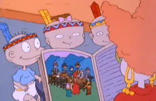 A screenshot from the "The Turkey Who Came to Dinner" episode ofRugrats. (Nickelodeon)