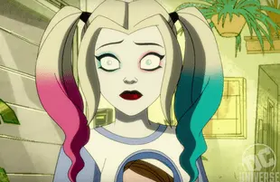 Kelly Cuoco voices Harley Quinn in the new DC Universe series, but she's far from the first in inhabit the role. (DC Universe)