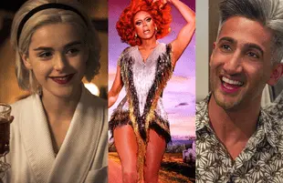Kiernan Shipka, RuPaul, Tan France (Netflix)