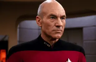 Patrick Stewart in Star Trek: The Next Generation. (CBS)