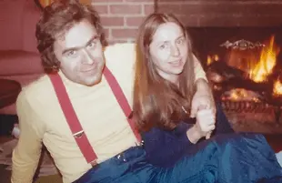 Ted Bundy with his then-girlfriend Elizabeth Kendall in an image from The five-part series Ted Bundy: Falling For A Killer. (Photo: Amazon)