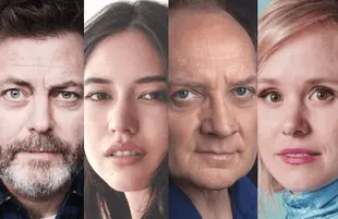Nick Offerman, Sonoya Mizuno, Zach Grenier and Allison Pill are among those in the ensemble cast of FX on Hulu's Devs.