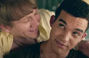 Josh Thomas and Adam Faison in Everythiong's Gonna Be Okauy. (Freeform)