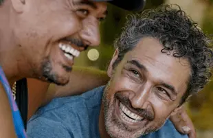 Rob Mariano and Ethan Zohn in Survivor (CBS)