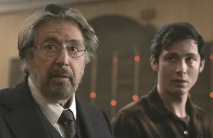 Al Pacino and Logan Lerman in Hunters. (Photo: Amazon)