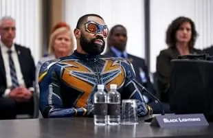 Cress Williams stars in Black Lightning. (The CW).