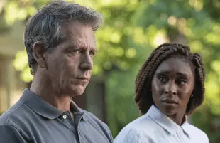 Ben Mendelshon and Cynthia Erivo in The Outsider. (HBO)