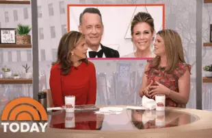 Hoda Kotb and Jenna Bush Hager discuss Tom Hanks and Rita Wilson's coronavirus diagnosis on Today. (NBC)