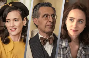 Winona Ryder, John Turturro and Zoe Kazan in The Plot Against America. (HBO)