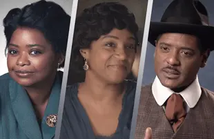 Octavia Spencer, Tiffany Haddish and Blair Underwood in Self Made. (Photo: Netflix)