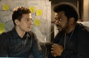 Andy Samberg and Craig Robinson in Brooklyn Nine-Nine. (NBC)