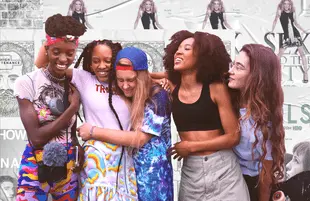 Kabrina Adams, Ajani Russell, Nina Moran, Dede Lovelace and Rachelle Vinberg star in HBO's Betty.