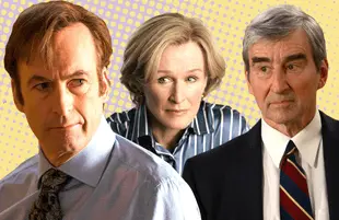 Saul Goodman (Bob Odenkirk), Patty Hewes (Glenn Close) and Jack McCoy (Sam Waterston) all made our list. (Photos: AMC/FX/NBC)