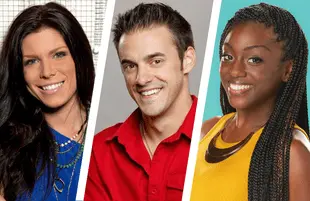 Big Brother winners Danielle Donato, Dan Gheesling and Da'Vonne Rogers. (CBS)