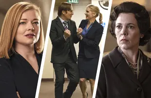 Succession, Better Call Saul and The Crown are set to battle it out in the Drama categories at the 2020 Emmys. (Photos: HBO, AMC and Netflix)