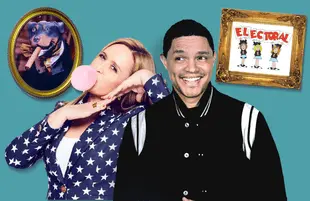 Samantha Bee and Trevor Noah will be covering the DNC this week as only they can. (TBS/Comedy Central)