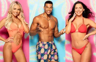 Mackenzie Dipman, Jeremiah White, and Kaitlynn Anderson are among the contestants vying for love (and a $100,000 prize) this season on Love Island. (Photos: CBS)