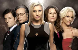 The cast oi Syfy's Battlestar Galactica, circa 2009. 