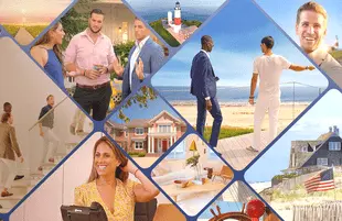 Sound familiar? Million Dollar Beach House, premiering today, follows five luxury real estate agents in the Hamptons. (Photo: Netflix)