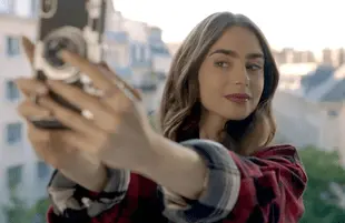 Lily Collins stars in Emily in Paris. (Netflix)