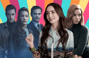 The Haunting of Bly Manor, Emily in Paris and The Queen's Gambit. (Photos: Netflix)