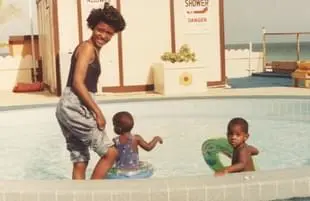 The Dansby family before Christopher went missing, as seen in Volume 2, Episode 6 of Unsolved Mysteries. (Netflix)