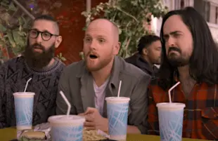 Mark Samual Bonanno, Broden Kelly, Zachary Ruane in Aunty Donna's Big Ol' House of Fun (Netflix)