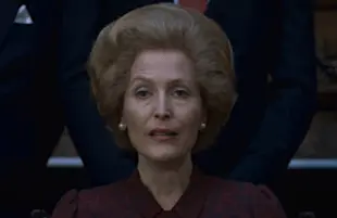 Gillian Anderson as Margaret Thatcher in The Crown (Netflix)