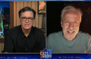 Jon Stewart on The Late Show with Stephen Colbert (CBS)