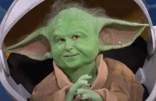 Kyle Mooney as Baby Yoda on Saturday Night Live (NBC)