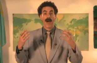 Sacha Baron Cohen as Borat