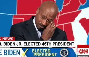 Van Jones cries on CNN