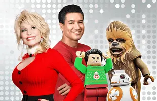 Nevermind the date on your calendar. Dolly Parton's Christmas on the Square, Mario Lopez's Feliz NaviDAD and The LEGO Star Wars Holiday Special are headed to TV this week. (Photos: Netflix, Lifetime, Disney+)