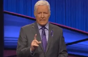 Alex Trebek on Jeopardy! (NBC)