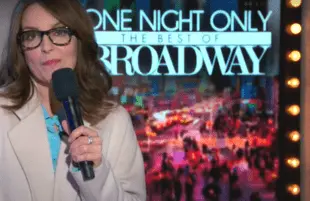 Tina Fey on One Night Only: The Best of Broadway (NBC)