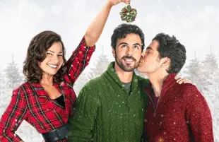 Fran Drescher, Ben Lewis and Blake Lee star in The Christmas Setup (Lifetime)