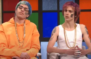 Pete Davidson and Timothée Chalamet on Saturday Night Live (NBC)