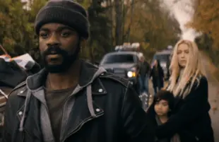 Jovan Adepo and Amber Heard in The Stand (CBS All Access)