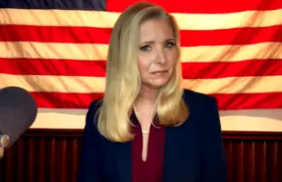 Lisa Kudrow in Death to 2020 (Netflix)