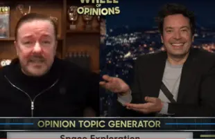 Ricky Gervais on The Tonight Show Starring Jimmy Fallon (NBC)