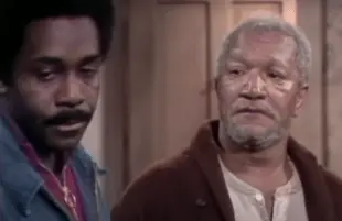 Demond Wilson and Redd Foxx in Sanford and Son
