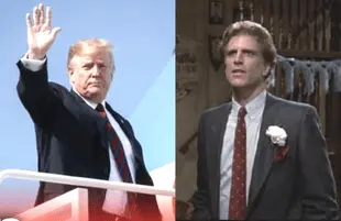 Trump and Sam Malone