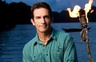 Jeff Probst in an early promotional image for Survivor, (CBS)