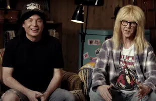 Mike Myers and Dana Carvey in Wayne's World Super Bowl Commercial