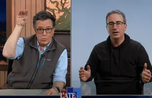 John Oliver on The Late Show with Stephen Colbert (CBS)