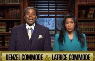 Kenan Thompson and Regina King on Saturday Night Live (NBC)